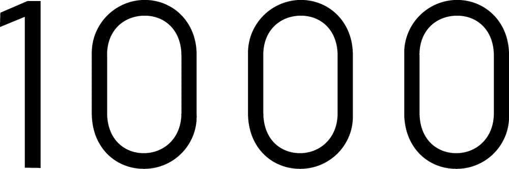 1000skis logo